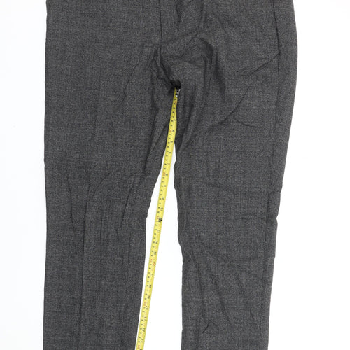 Marks and Spencer Men's Grey Wool Dress Pants Trousers 42L