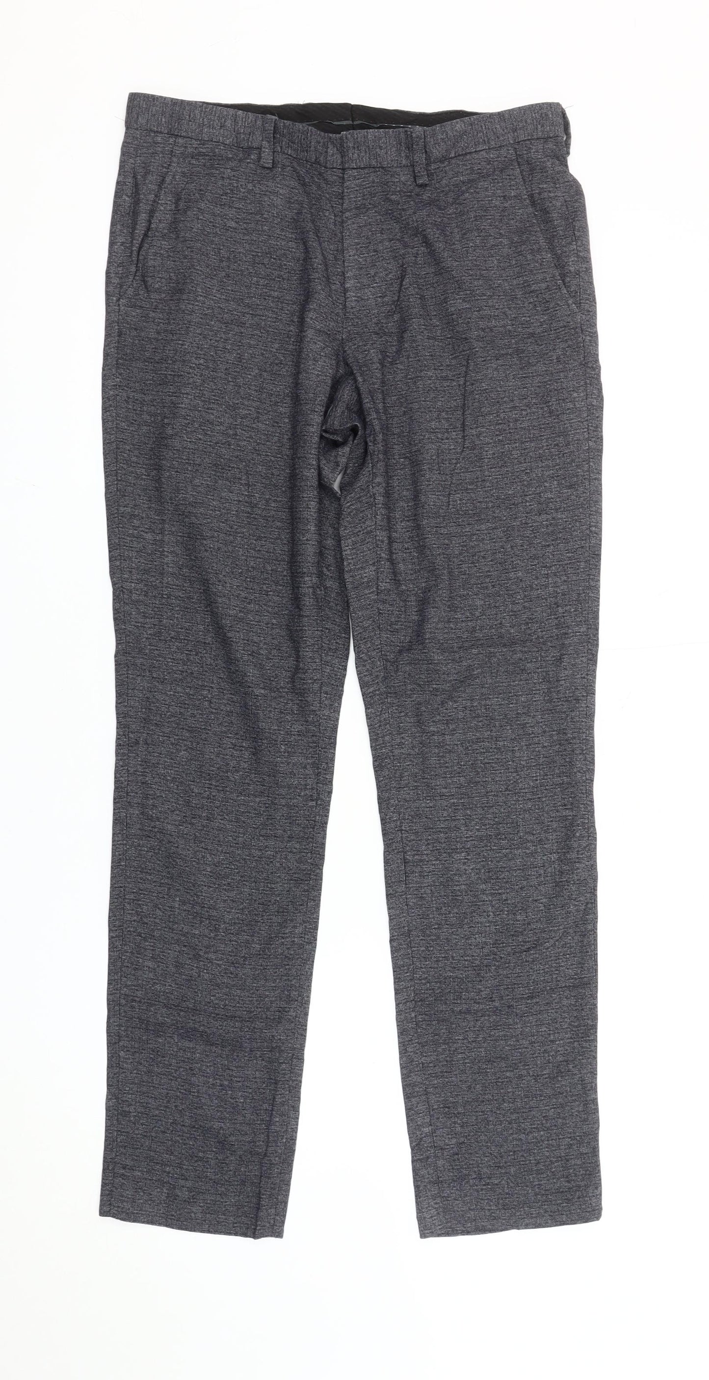 Burton Menswear London Men's Grey Skinny Fit Dress Pants 30R