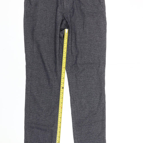 Burton Menswear London Men's Grey Skinny Fit Dress Pants 30R