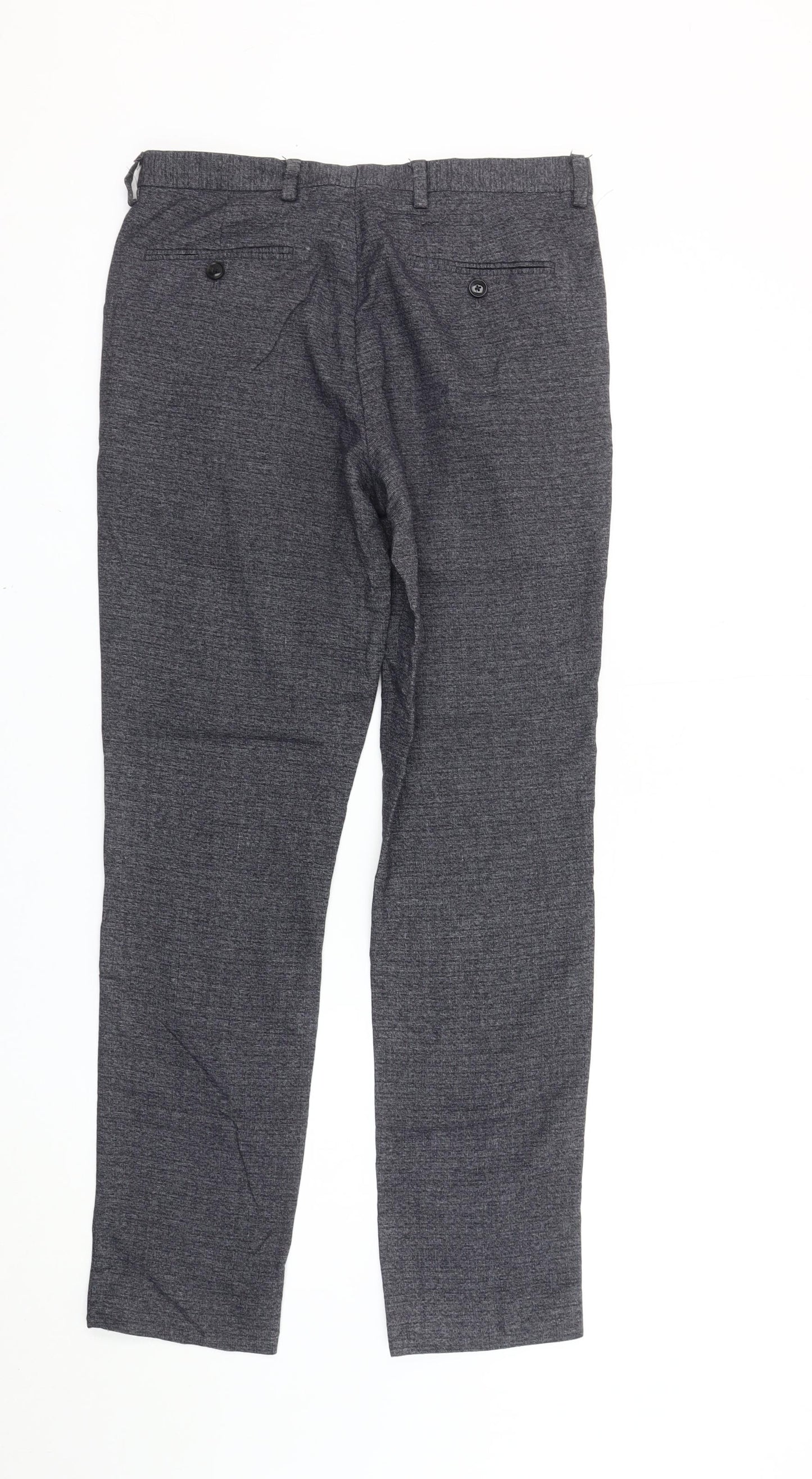 Burton Menswear London Men's Grey Skinny Fit Dress Pants 30R