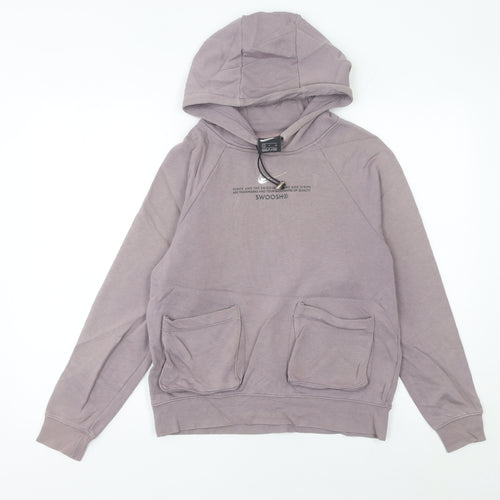 Nike Women Purple Hoodie Size 6 Pullover Logo Sportswear
