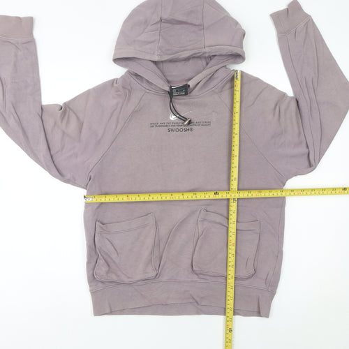 Nike Women Purple Hoodie Size 6 Pullover Logo Sportswear