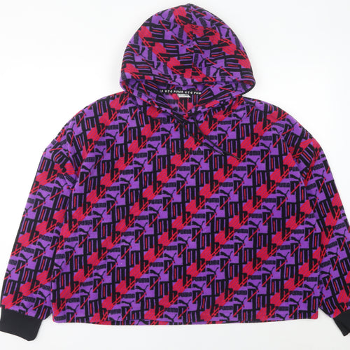 Puma XTG Womens Hoodie Multicoloured Logo Print Size 12 UK