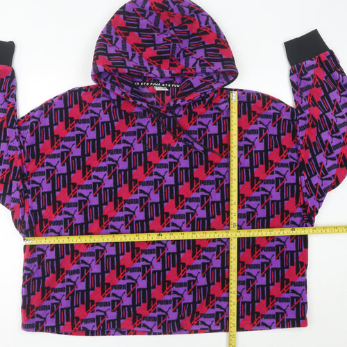 Puma XTG Womens Hoodie Multicoloured Logo Print Size 12 UK