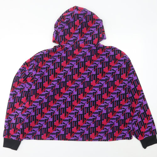 Puma XTG Womens Hoodie Multicoloured Logo Print Size 12 UK
