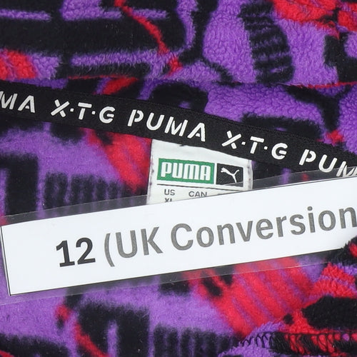 Puma XTG Womens Hoodie Multicoloured Logo Print Size 12 UK