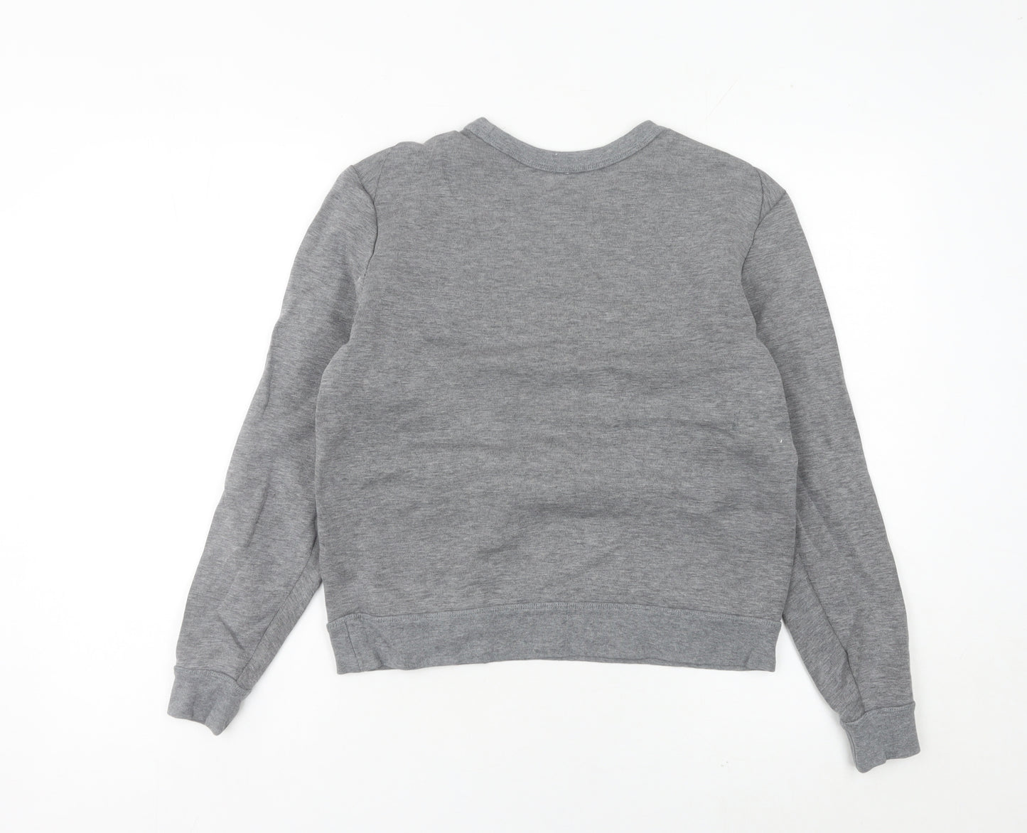 Nike Womens Grey Pullover Sweatshirt Size 4 Small Logo Sportswear