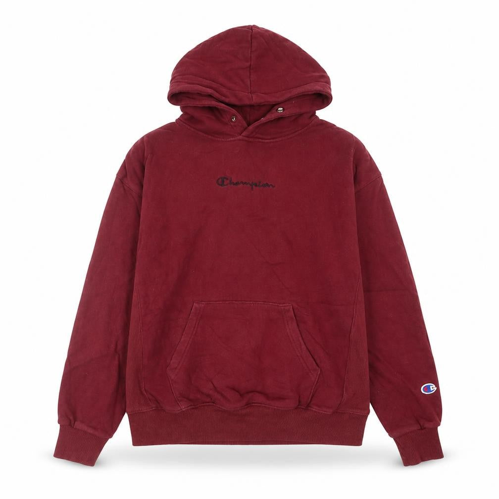 Champion Womens Burgundy Hoodie Size 8 Cotton Pullover Sweatshirt