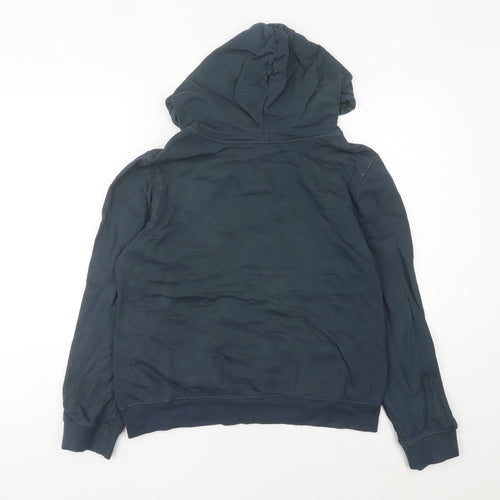 Adidas Women’s Blue Hoodie UK 8 Trefoil Logo Pullover Sweatshirt