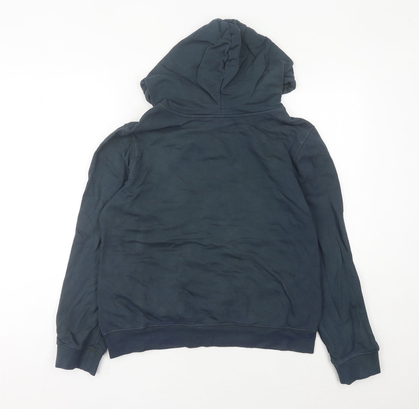 Adidas Women’s Blue Hoodie UK 8 Trefoil Logo Pullover Sweatshirt