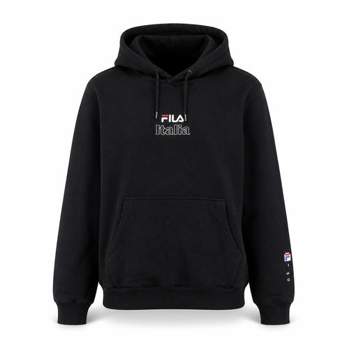 Fila Women’s Black Hoodie Size 8 Pullover Logo Sportswear