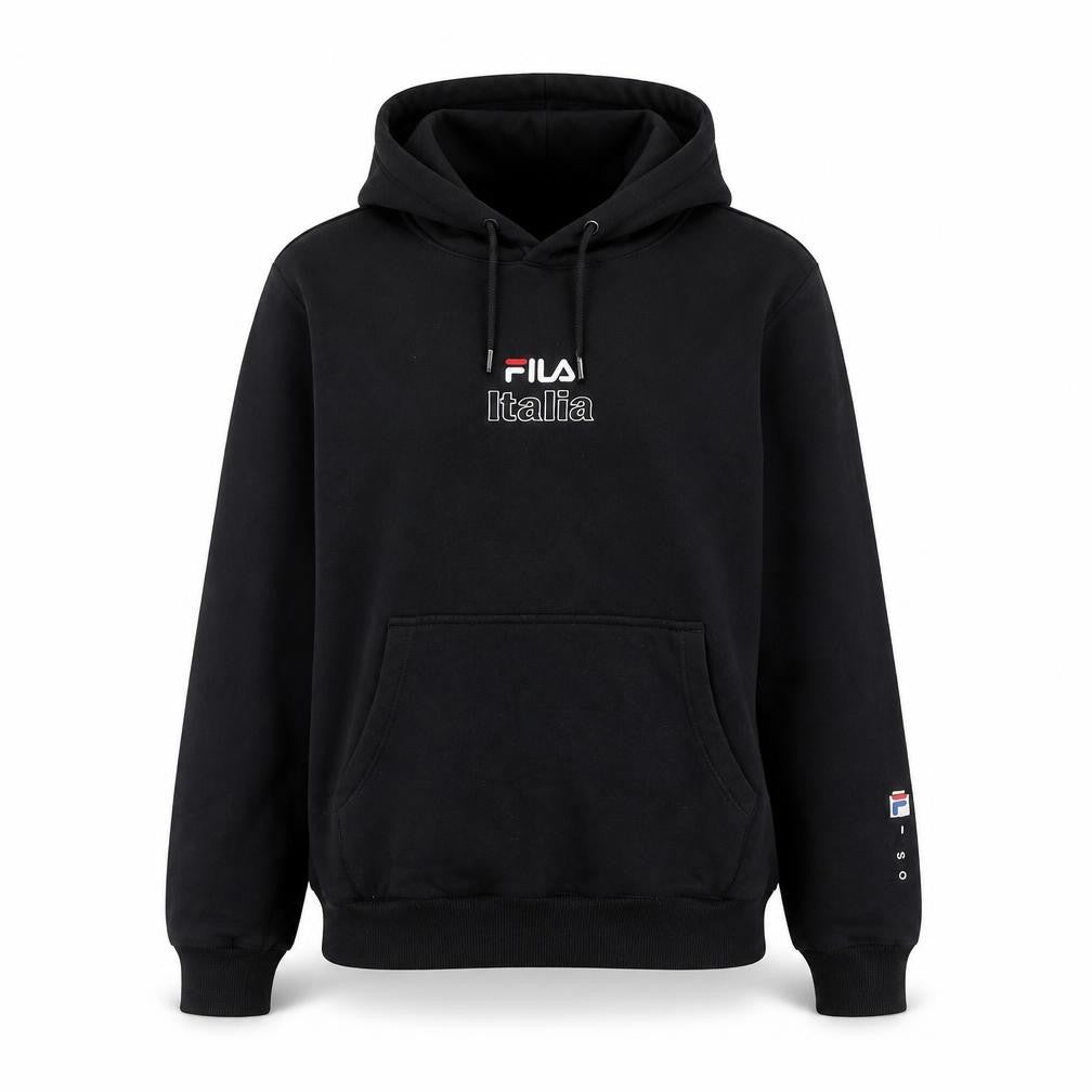 Fila Women’s Black Hoodie Size 8 Pullover Logo Sportswear