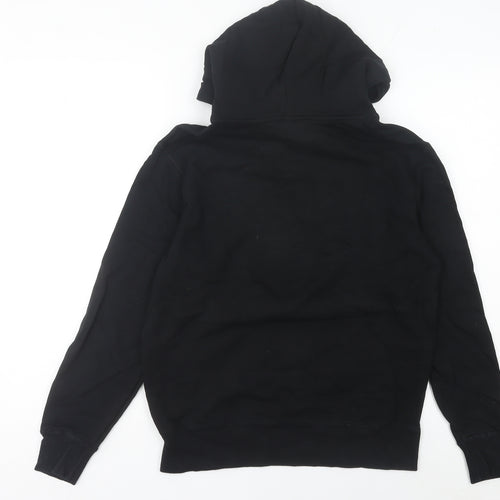 Champion Women Black Size 8 Pullover Hoodie with Logo