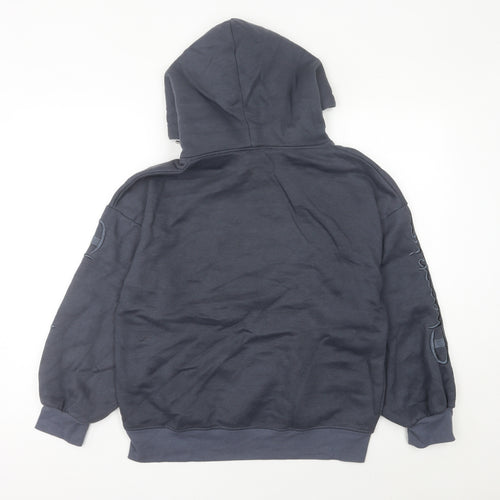 Champion Women's Grey Pullover Hoodie Size 8 UK Regular Fit
