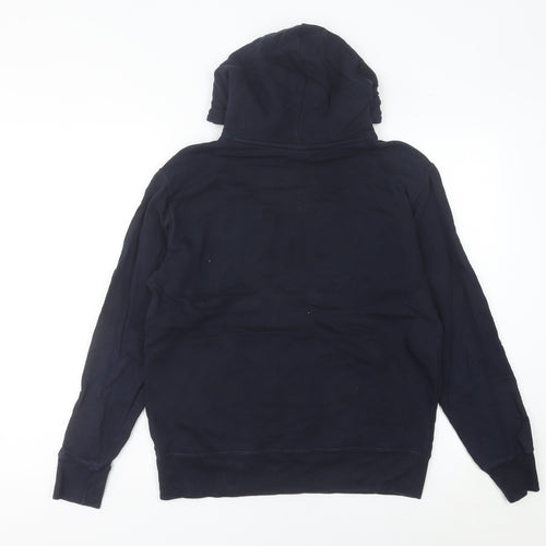 Champion Women's Black Hoodie Size 10 Pullover Long Sleeve Logo