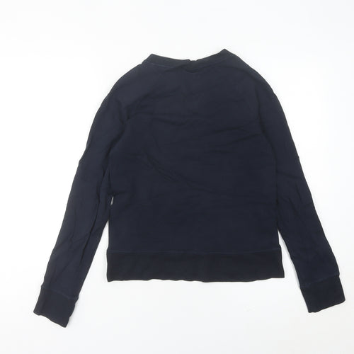 Nike Women’s Blue Long Sleeve Jersey Crew Neck Sports Top Size 6