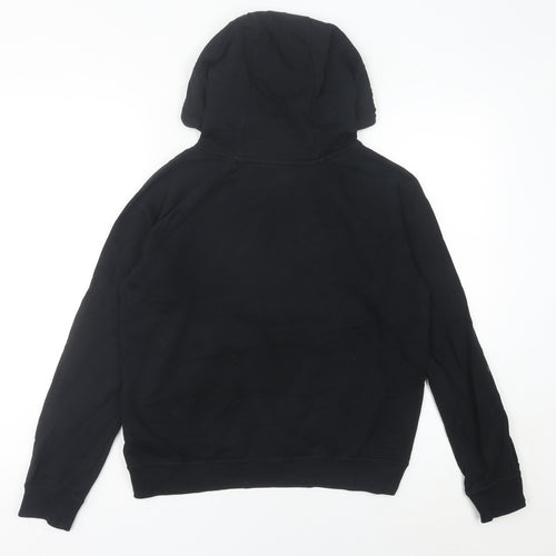 Nike Womens Black Size 8 Pullover Hoodie Sweatshirt with Logo