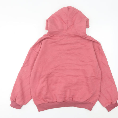 Champion Womens Pink Hoodie Size 10 Pullover Logo Sportswear