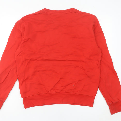 Puma Women’s Red Sweatshirt Size 10 Logo Pullover Jumper