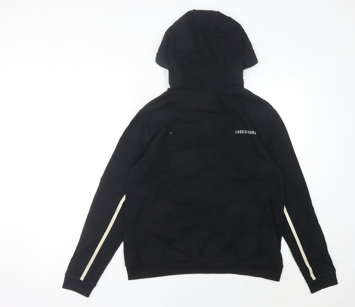 Fila Women’s Black Hoodie Size 12 Pullover Long Sleeve Sportswear