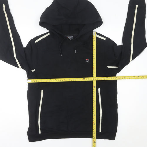 Fila Women’s Black Hoodie Size 12 Pullover Long Sleeve Sportswear