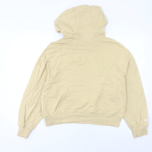 Polo Sport Women’s Beige Hoodie UK 10 Pullover Cotton Blend