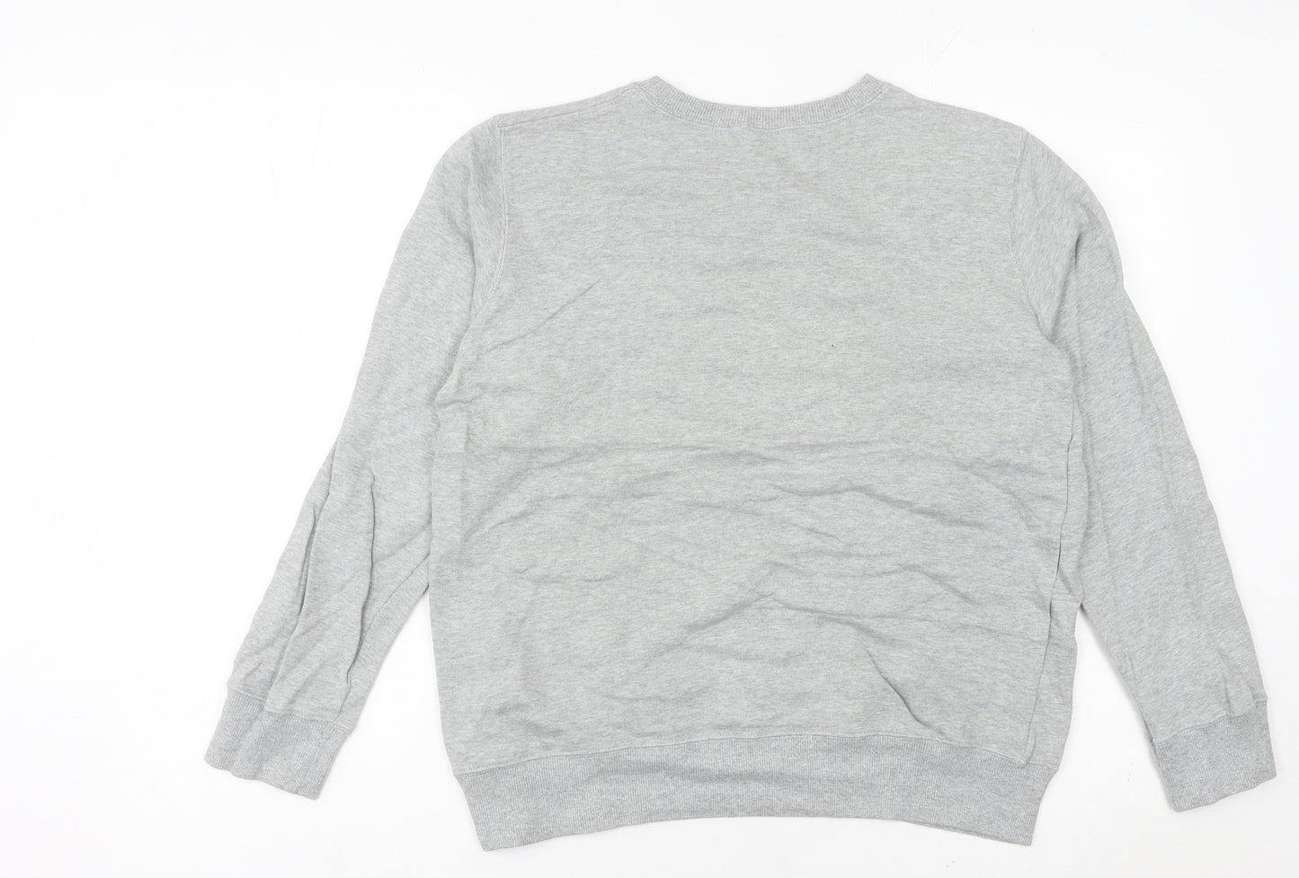 Champion Women’s Grey Logo Pullover Sweatshirt Size 8 UK