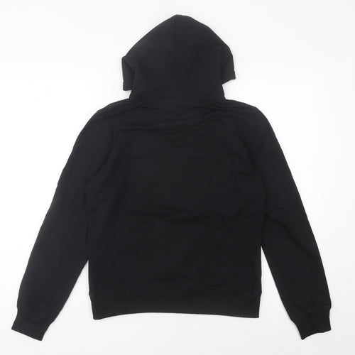 Puma Womens Black M Pullover Hoodie Sweatshirt Cotton Blend