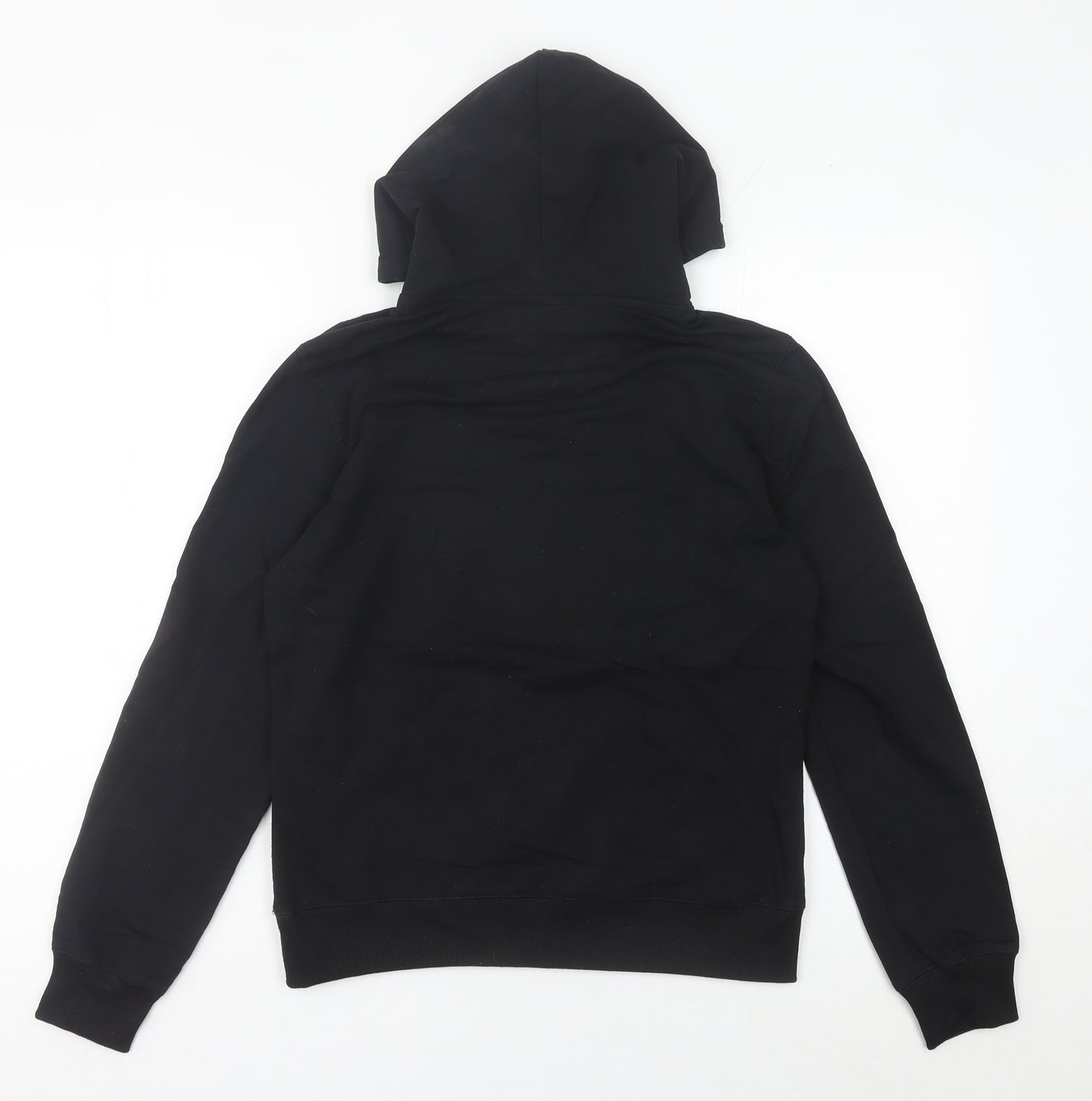 Puma Womens Black M Pullover Hoodie Sweatshirt Cotton Blend
