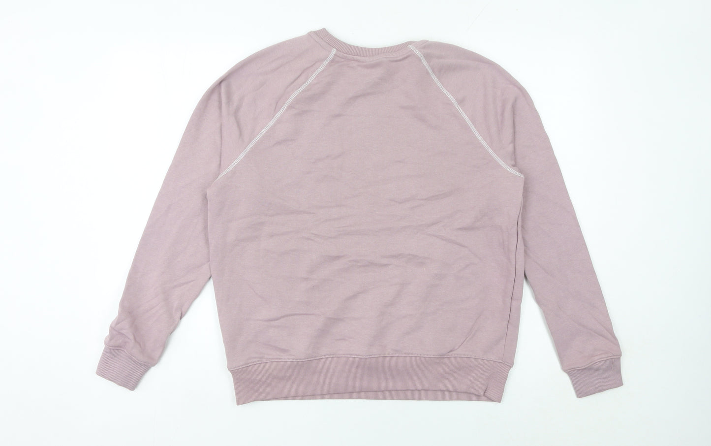 Fila Women’s Pink Logo Sweatshirt UK M Regular Fit Crew Neck