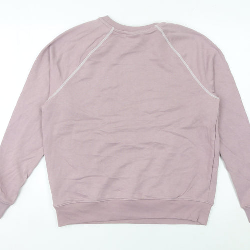 Fila Womens Pink Logo Sweatshirt Medium Crew Neck Pullover
