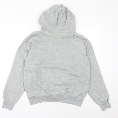 Champion Womens Grey Hoodie Size 8 Pullover Logo Sweatshirt