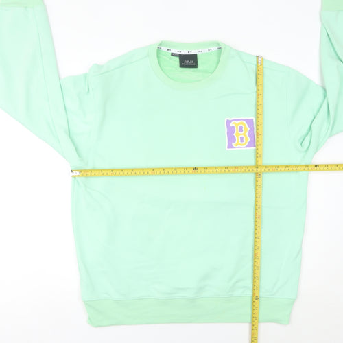 MLB Women’s Green Red Sox Sweatshirt UK 18 Logo Pullover