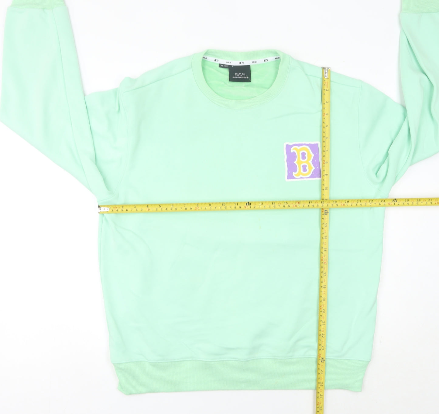 MLB Women’s Green Red Sox Sweatshirt UK 18 Logo Pullover