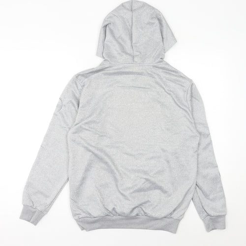 Champion Womens Grey Hoodie UK 12 Pullover Sweatshirt