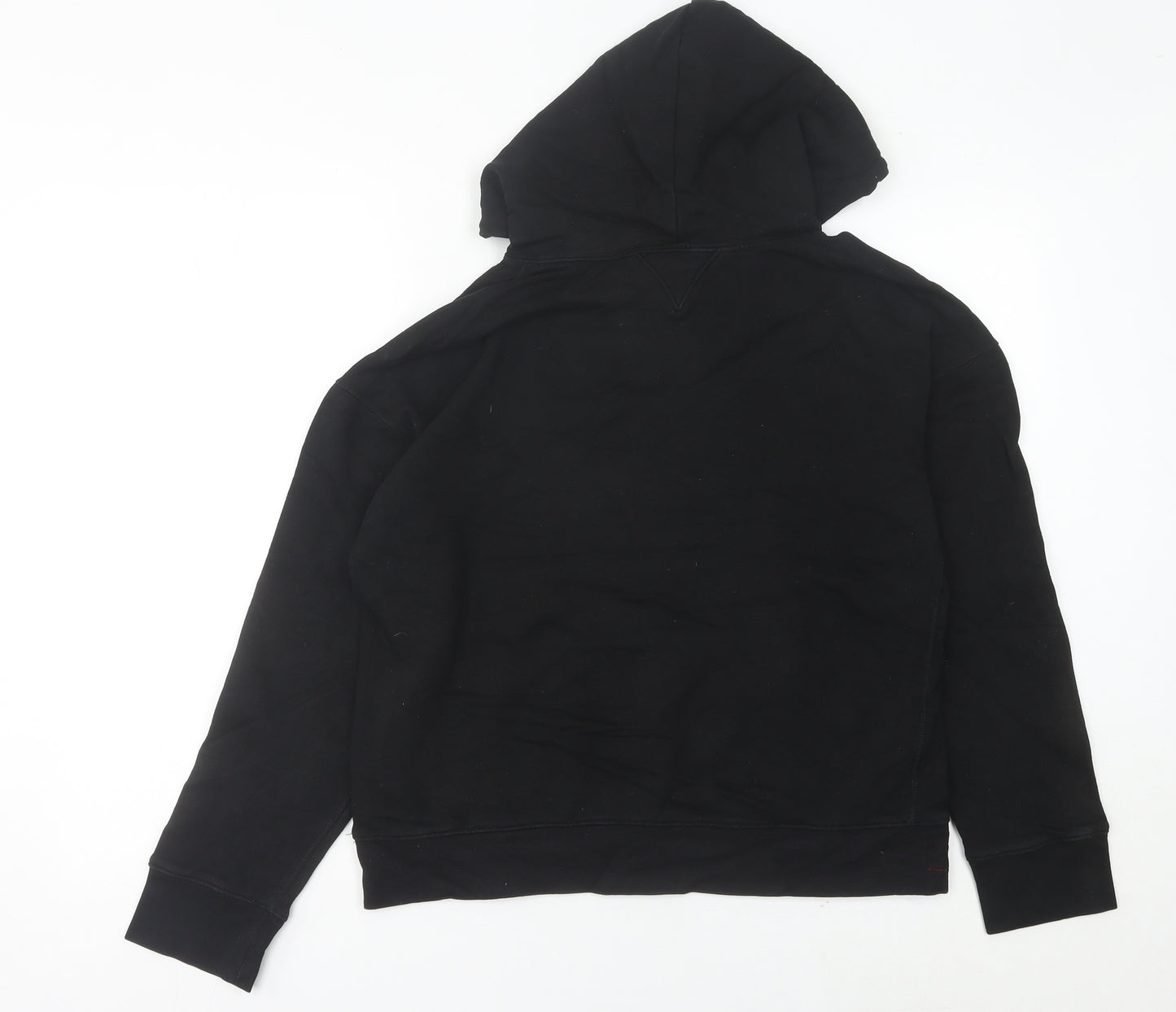 Champion Womens Black Hoodie Size 10 Pullover Embroidered Logo