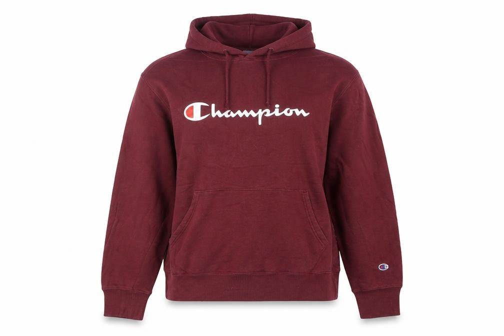 Champion Women Red Pullover Hoodie Size 10 Logo Sportswear