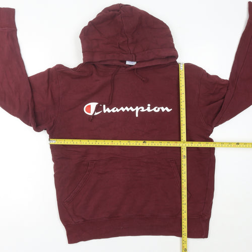 Champion Women Red Pullover Hoodie Size 10 Logo Sportswear