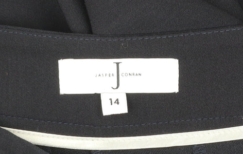 Jasper Conran Women Black Size 14 Dress Pants Straight Leg Work Trousers
