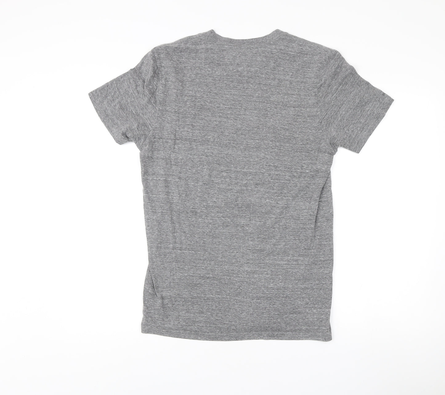 Hurley Men’s Grey Medium Graphic Print Crew Neck T-Shirt