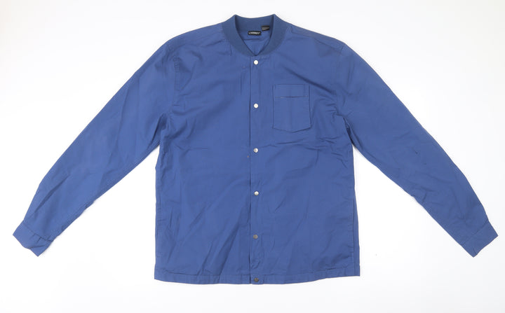 Livergy Men’s Blue Bomber Jacket Size 36 Regular Cotton Blend