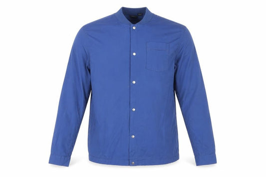 Front view of Livergy Men’s Blue Bomber Jacket, size 36, Regular Cotton Blend