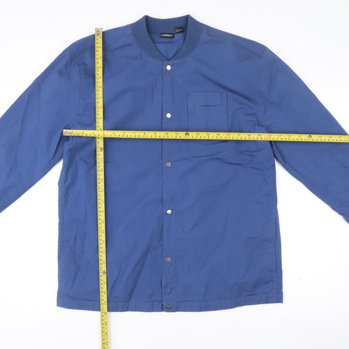 Livergy Men’s Blue Bomber Jacket Size 36 Regular Cotton Blend