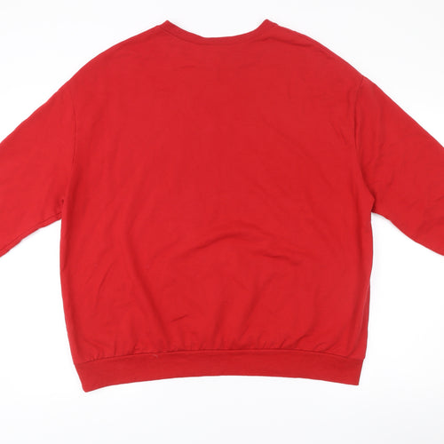 Zara Trafaluc Women’s Red Sweatshirt M Mr Big Sex and the City
