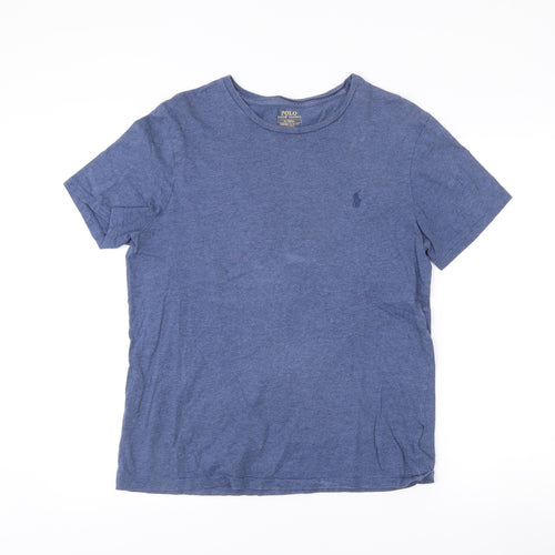Ralph Lauren Men’s Blue Medium Slim Fit Cotton T-Shirt