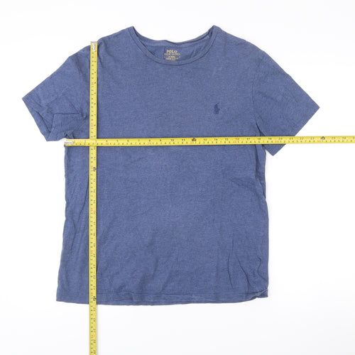 Ralph Lauren Men’s Blue Medium Slim Fit Cotton T-Shirt
