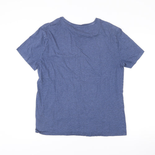 Ralph Lauren Men’s Blue Medium Slim Fit Cotton T-Shirt