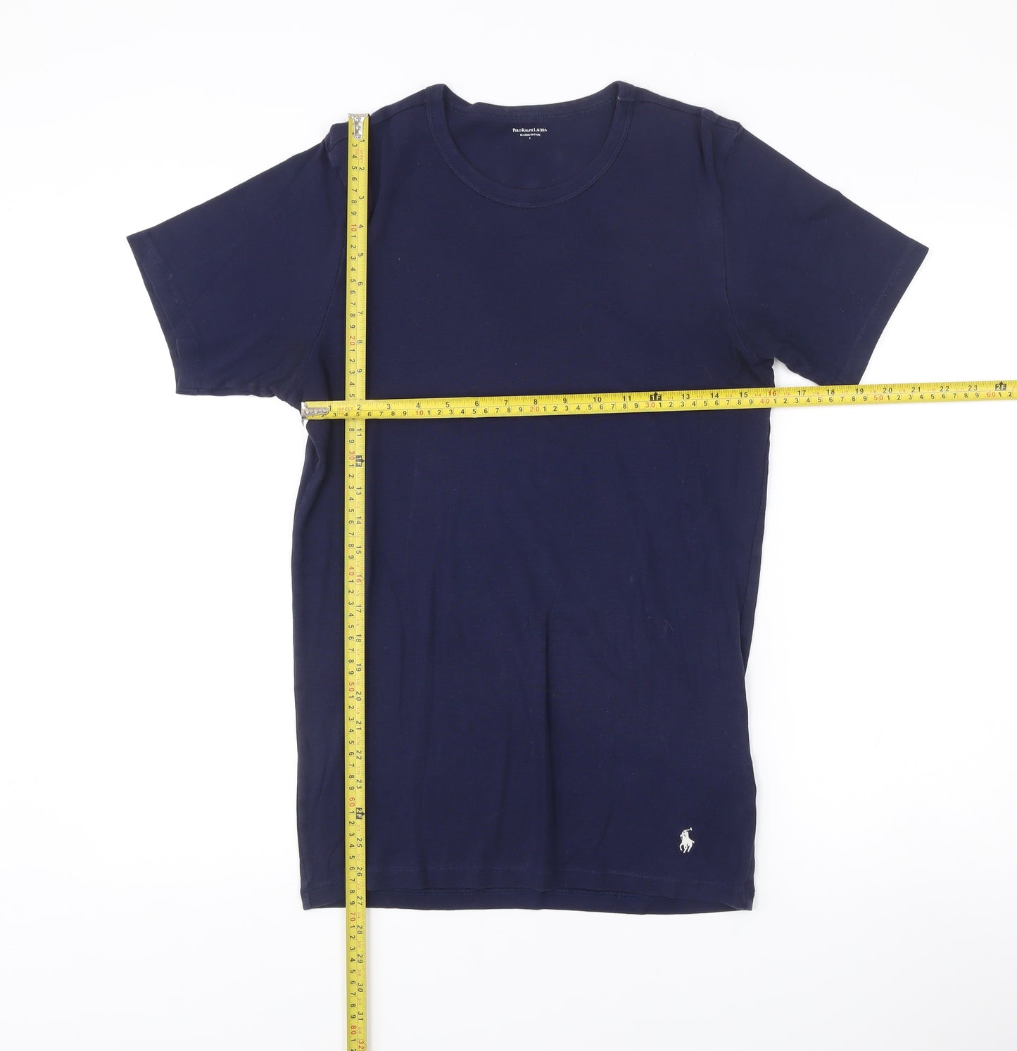 Polo Ralph Lauren Men's Blue L Classic Fit Cotton T-Shirt