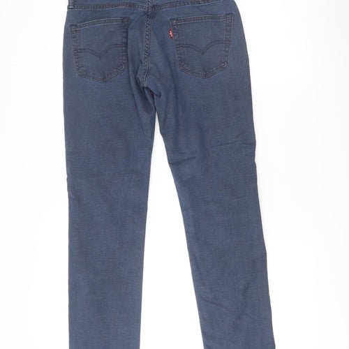 Levi's Men's Blue Straight Leg Stretch Jeans W30 L32