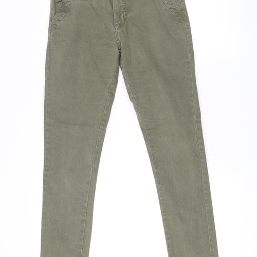 La Maison Blaggio Men’s Green Chino Trousers Size 30 Slim Fit